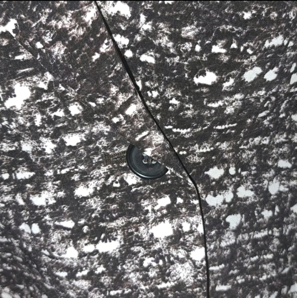 Joie | Brown and White Silk Knotched Collared Blazer Size XS B26#12 - Picture 3 of 10